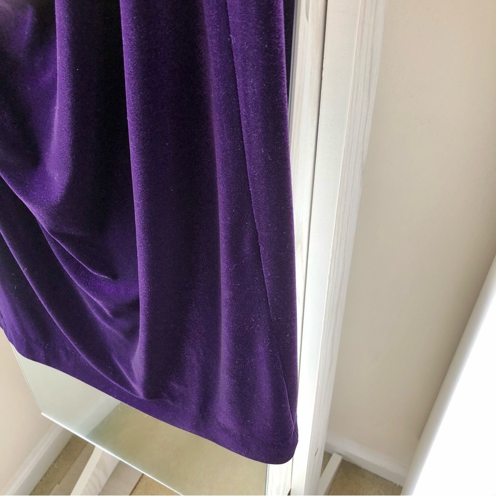 😍 Zara Purple Velvet Skirt - Picture 9 of 10